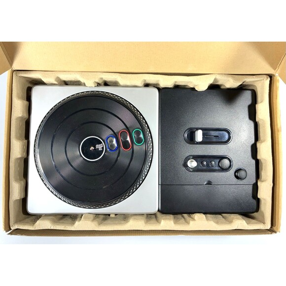 Nintendo Wii DJ Hero Turntable 95855.809 with Manual In Original Box Tested - Picture 4 of 15